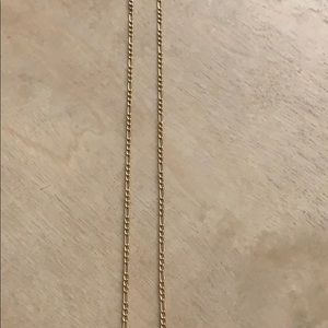 14k Solid Gold Figaro Chain